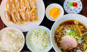 焼き餃子定食