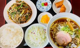 ニラレバー定食